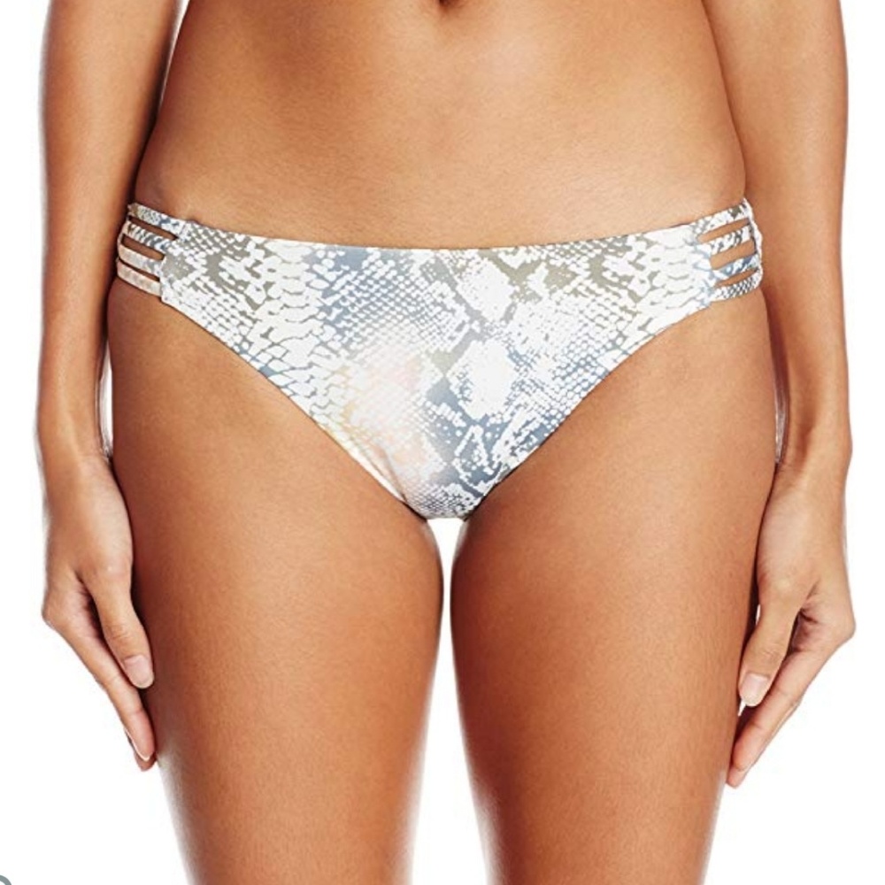 NWT Roxy PRT Strappy Love Reversible Bikini Bottom